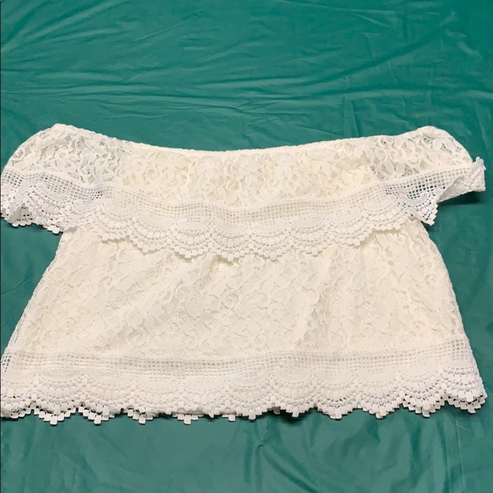 Off the shoulder shirt